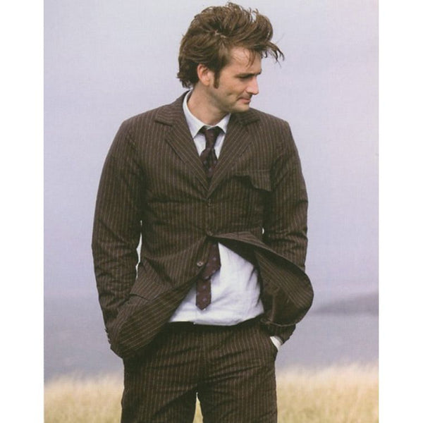 10th Doctor Who Pinstripe Suit