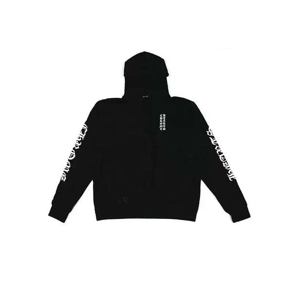 Chrome Hearts Vertical Logo Black Hoodie